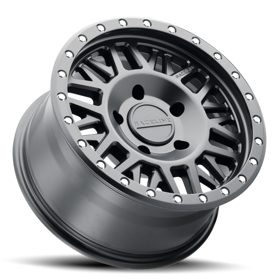 Raceline Ryno 16x8" 5x127mm 78.1mm CB 0mm Satin Black