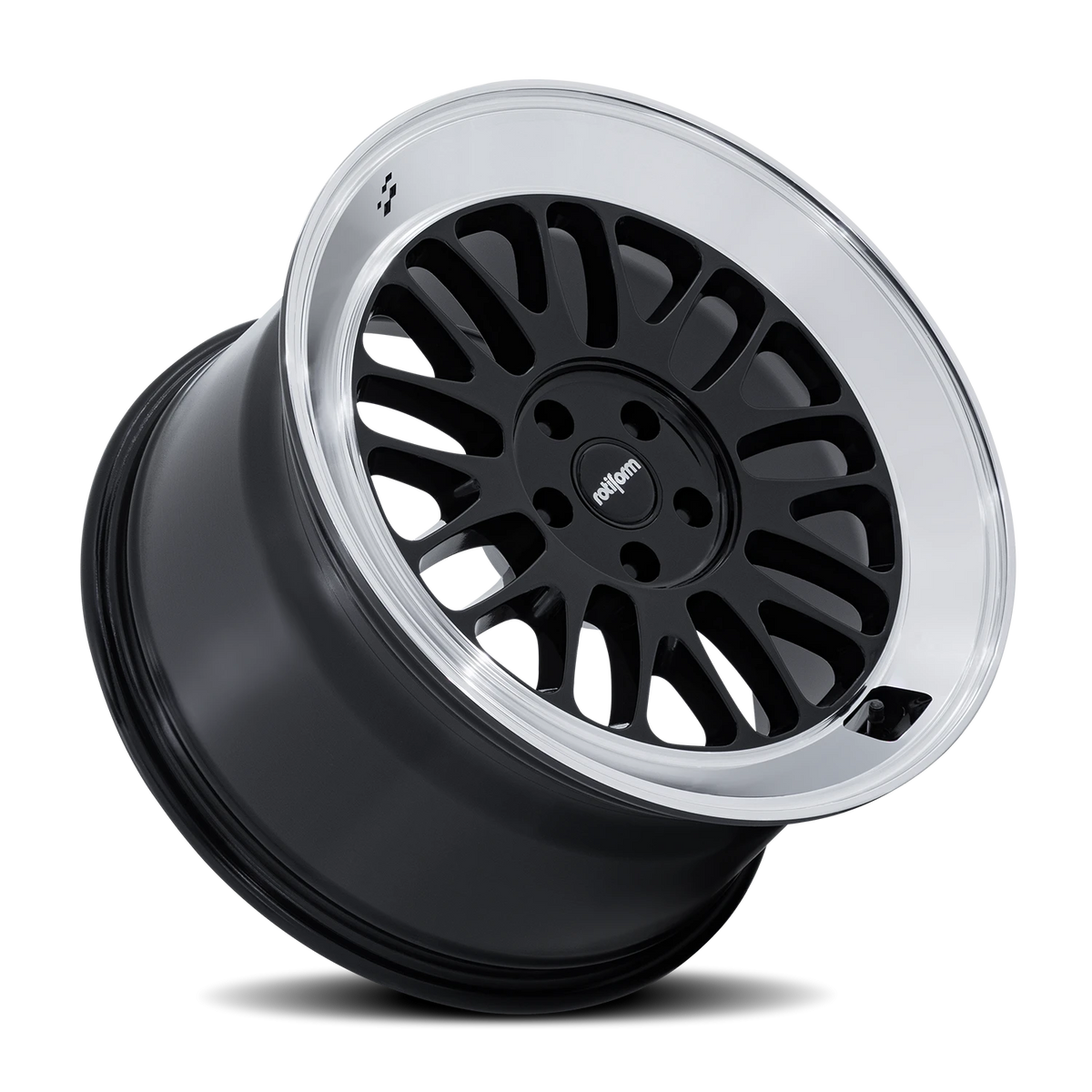 Rotiform SCP 19x10.5 +35 5x112mm 66.56mm Gloss Black Diamond Cut Lip