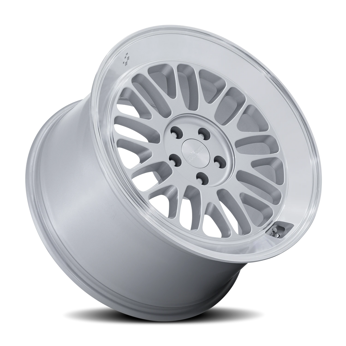 Rotiform SCP 18x8.5 +35 5x120mm 74.1mm Gloss Silver Diamond Cut Lip