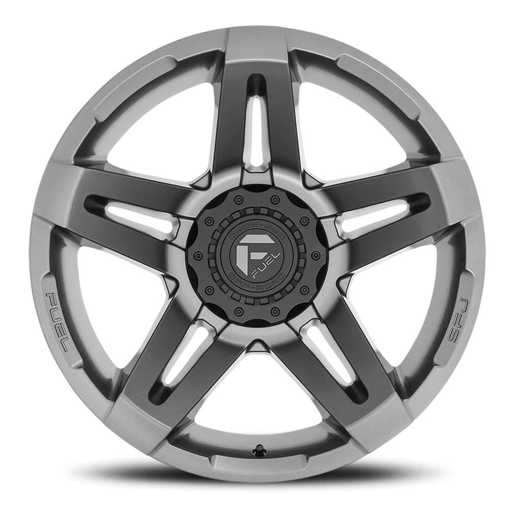 Fuel SFJ 20x12" 5x114.3mm 71.5mm CB -44mm Matte Gunmetal