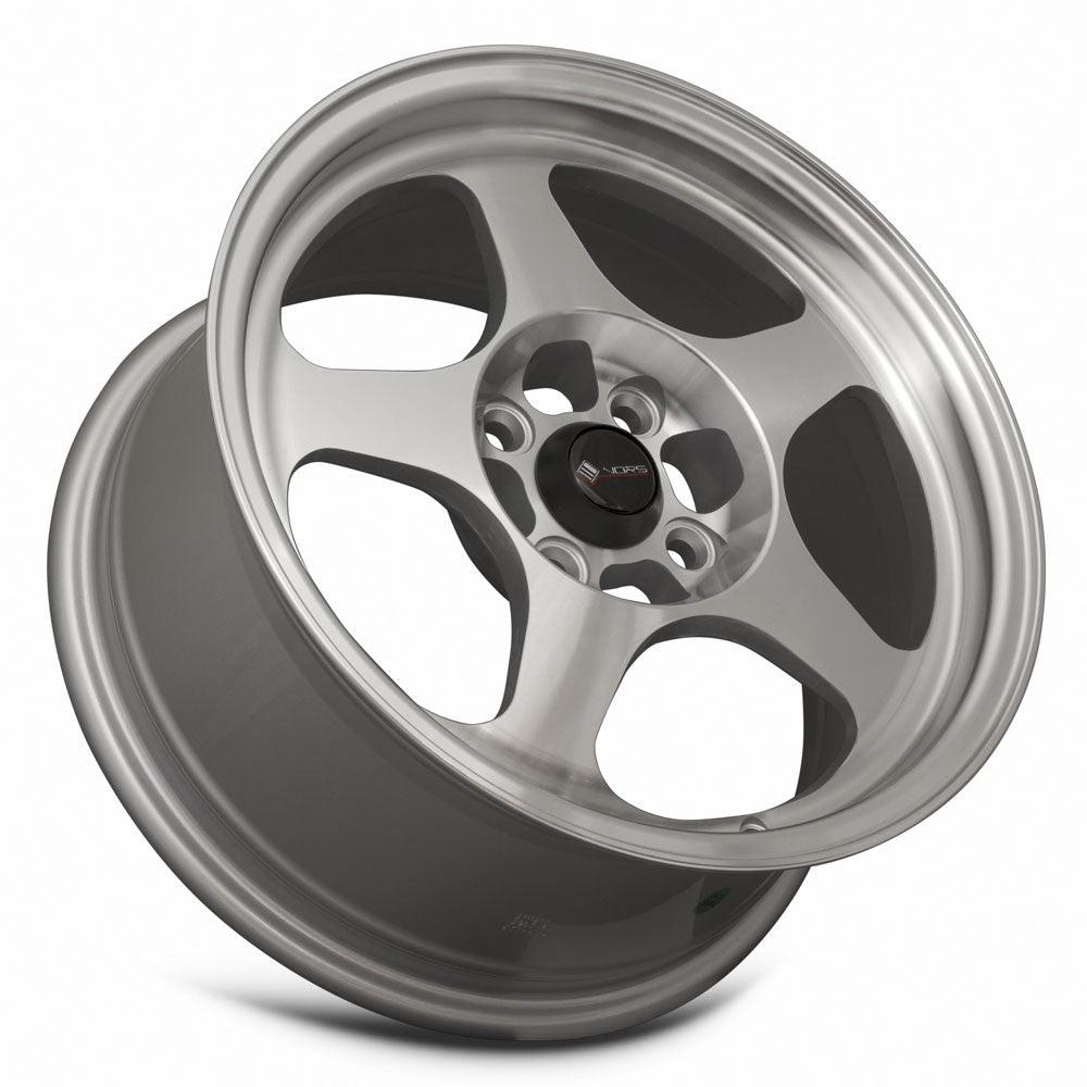 Vors SP1 15x7 35 4x108mm 73.1mm Silver Machined Face