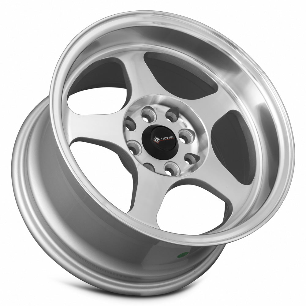 Vors SP1 16x8 20 4x108mm 73.1mm Silver Machined Face