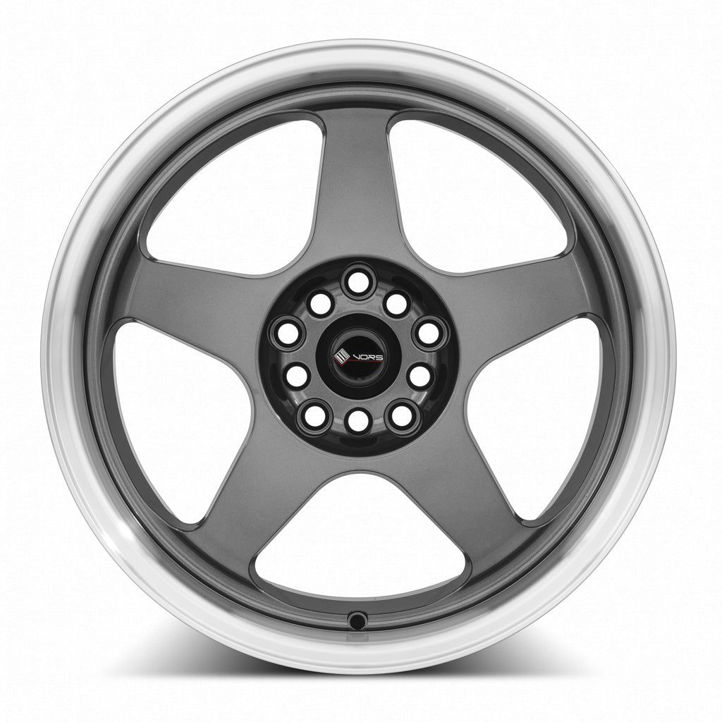 Vors SP1 17x8 35 5x110mm 73.1mm Hyper Black Machine Lip