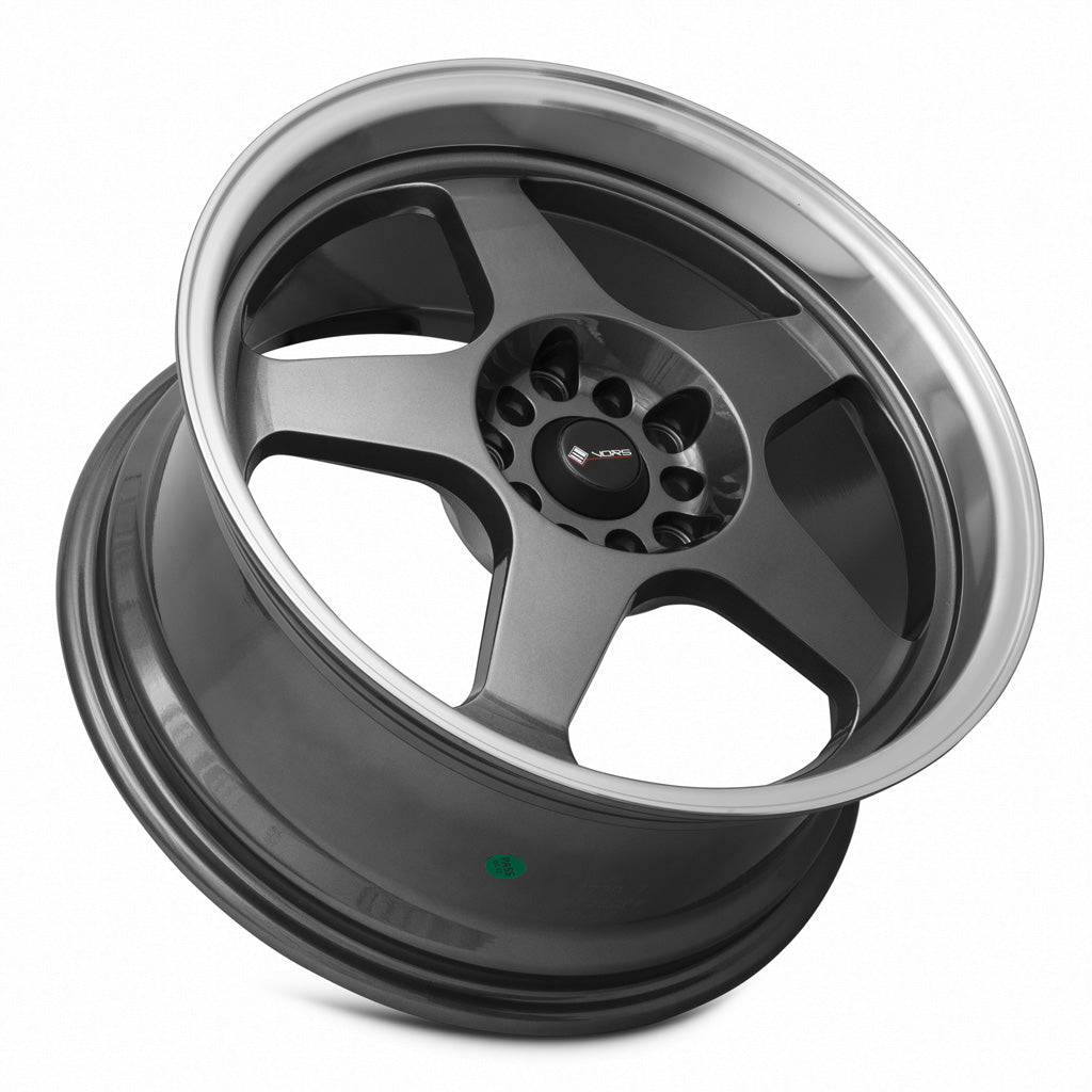 Vors SP1 17x8 35 5x110mm 73.1mm Hyper Black Machine Lip