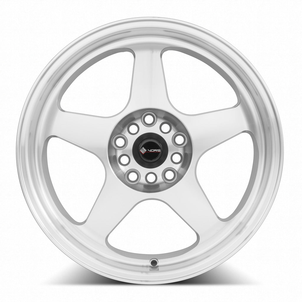 Vors SP1 17x8 35 5x115mm 73.1mm Silver Machined Face