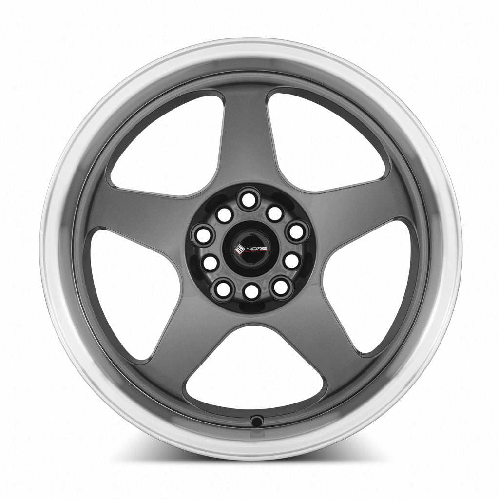 Vors SP1 17x9 30 5x108mm 73.1mm Hyper Black Machine Lip
