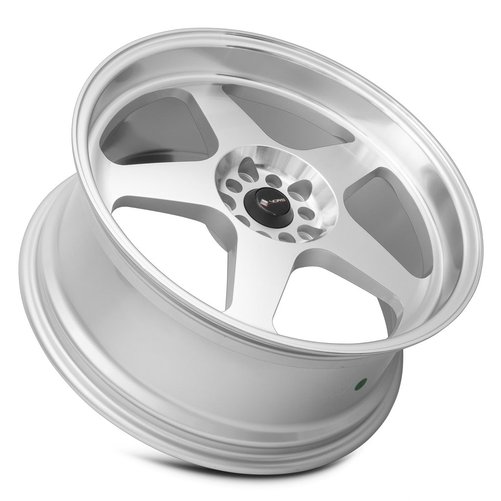 Vors SP1 19x8.5 35 5x108mm 73.1mm Silver Machined Face