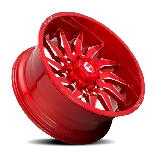 Fuel Saber 20x9 +1 8x165.1mm 125.2mm Candy Red Milled