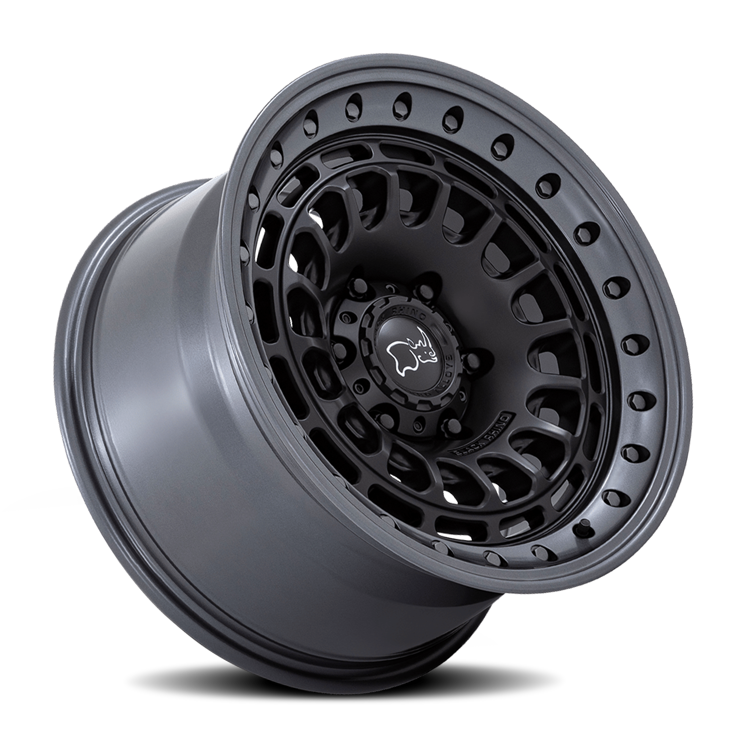 Black Rhino Sahara 17x9" 5x127mm 71.5mm CB -12mm Matte Black Gunmetal Lip