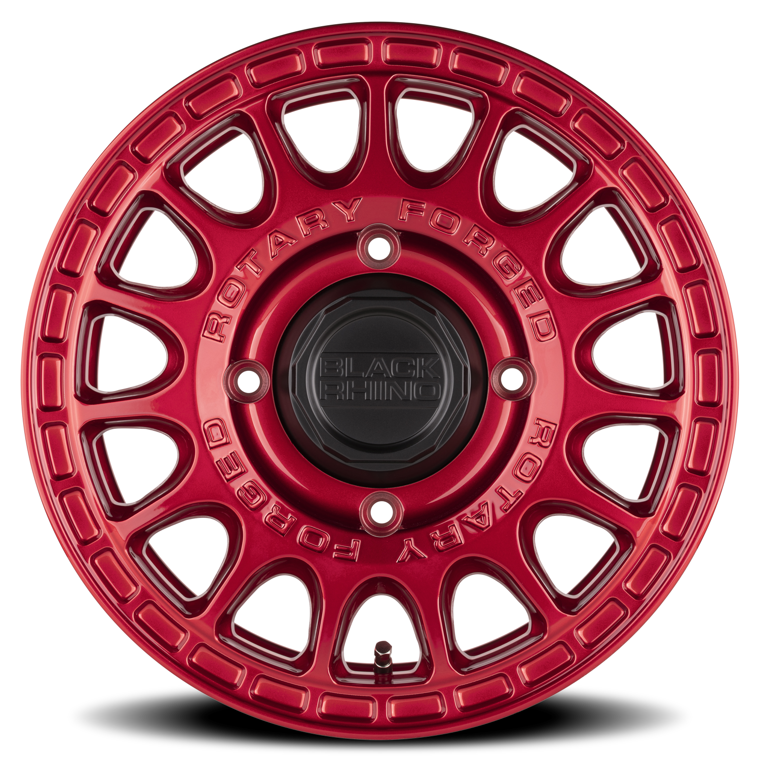 Black Rhino Sandstorm UTV 15x7" 4x156mm 132mm CB +51mm Candy Red