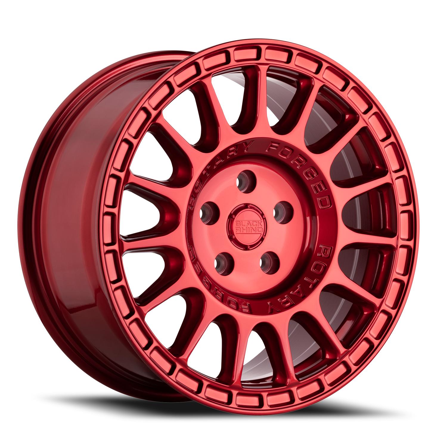 Black Rhino Sandstorm 17x8" 5x114.3mm 76.1mm CB +35mm Candy Red