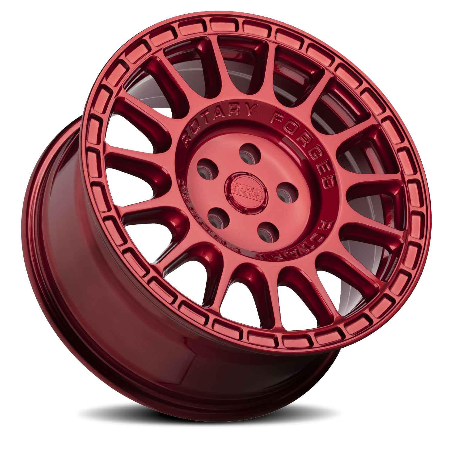 Black Rhino Sandstorm 17x8" 5x114.3mm 76.1mm CB +35mm Candy Red