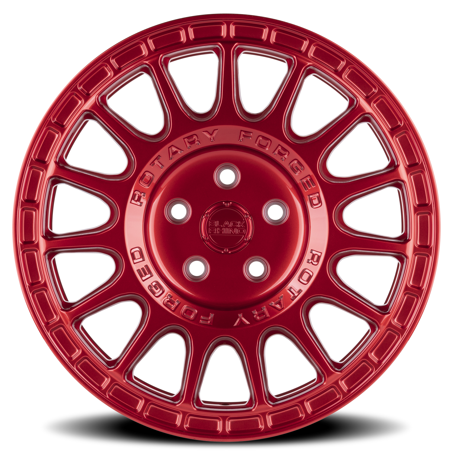 Black Rhino Sandstorm 17x8" 5x114.3mm 76.1mm CB +35mm Candy Red