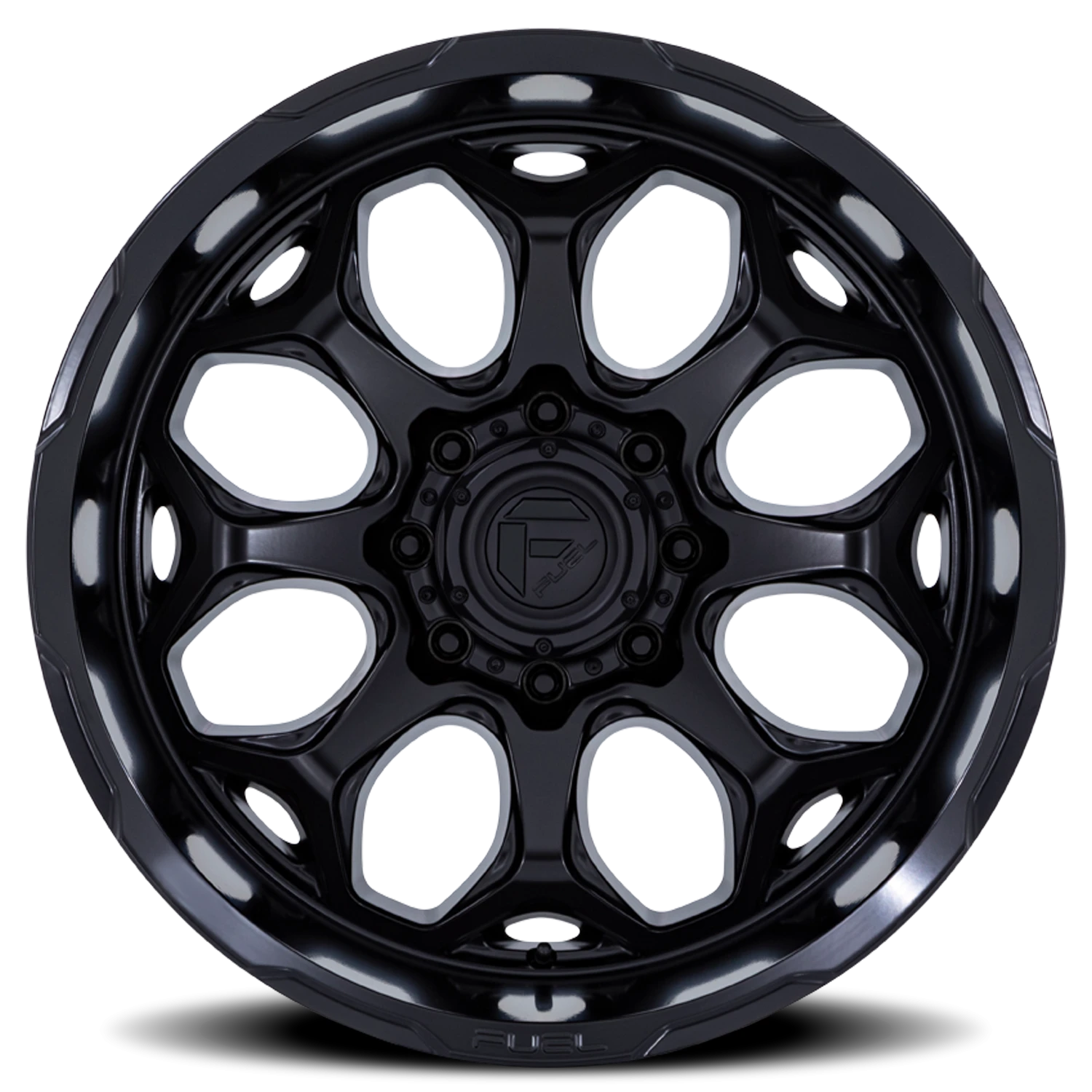 Fuel Scepter FC862 20x9" 5x127mm 71.5mm CB +1mm Blackout