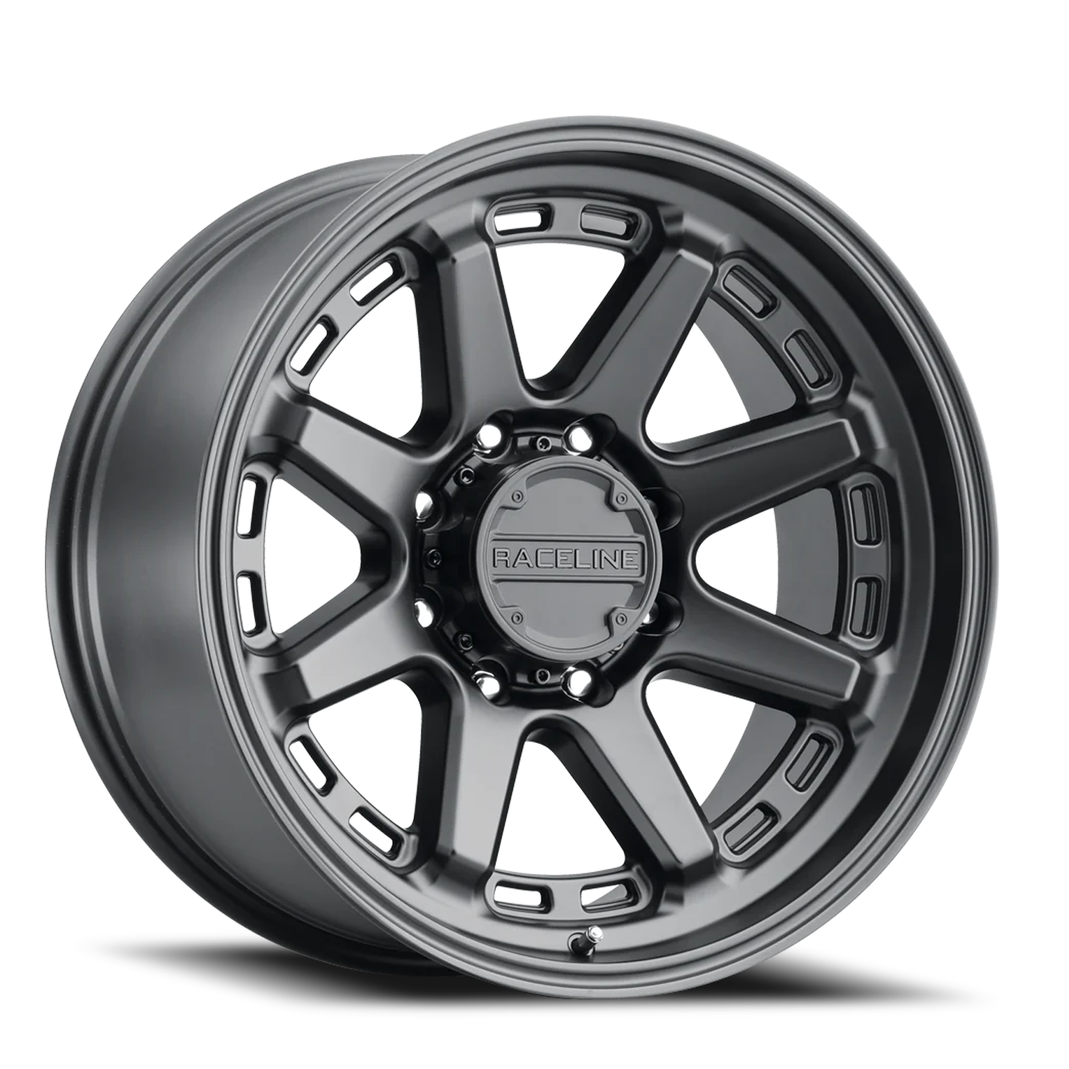 Raceline Scout 18x9" 8x170mm 125.2mm CB -12mm Satin Black