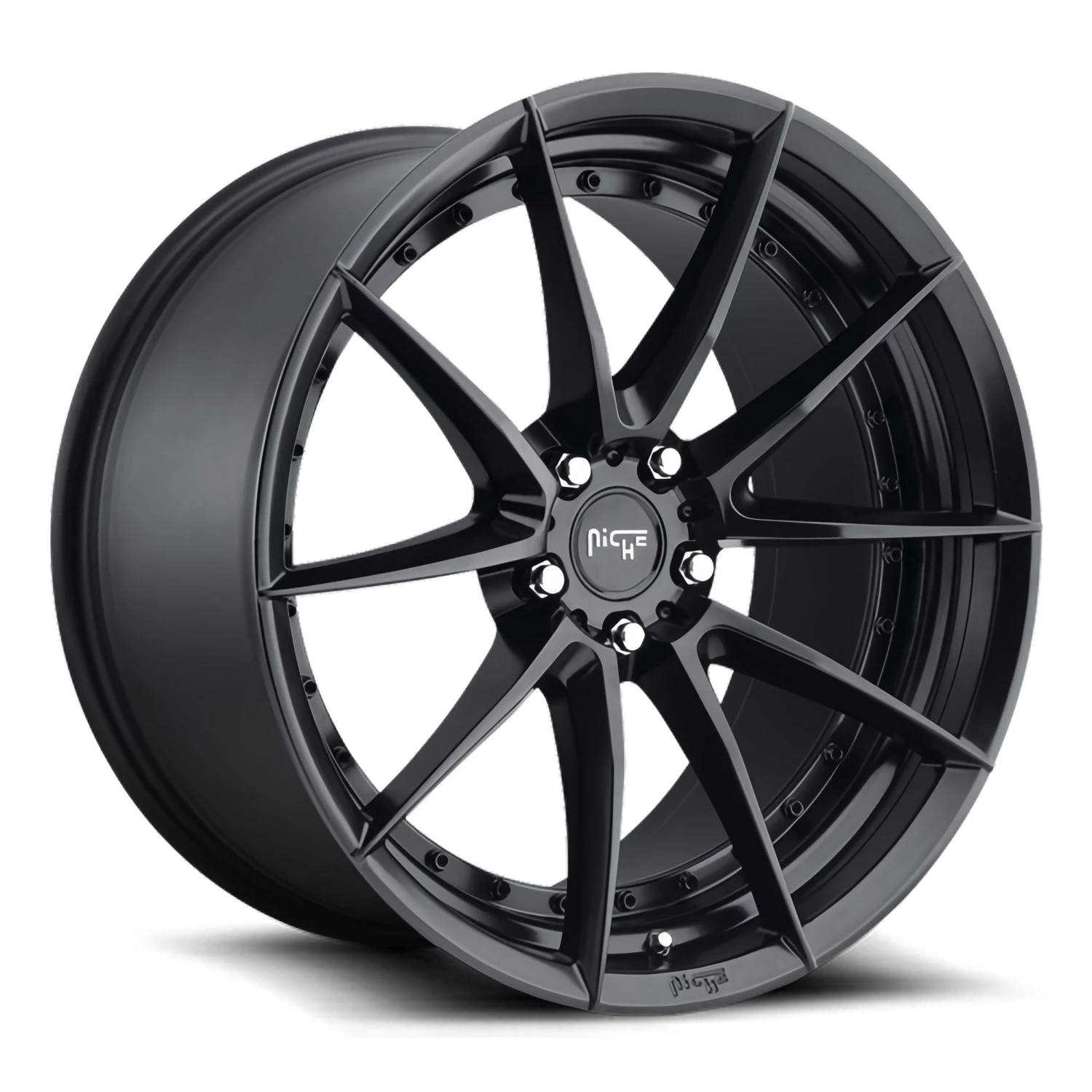 Niche Sector 19x8.5" 5x120mm 72.5mm CB +35mm Matte Black