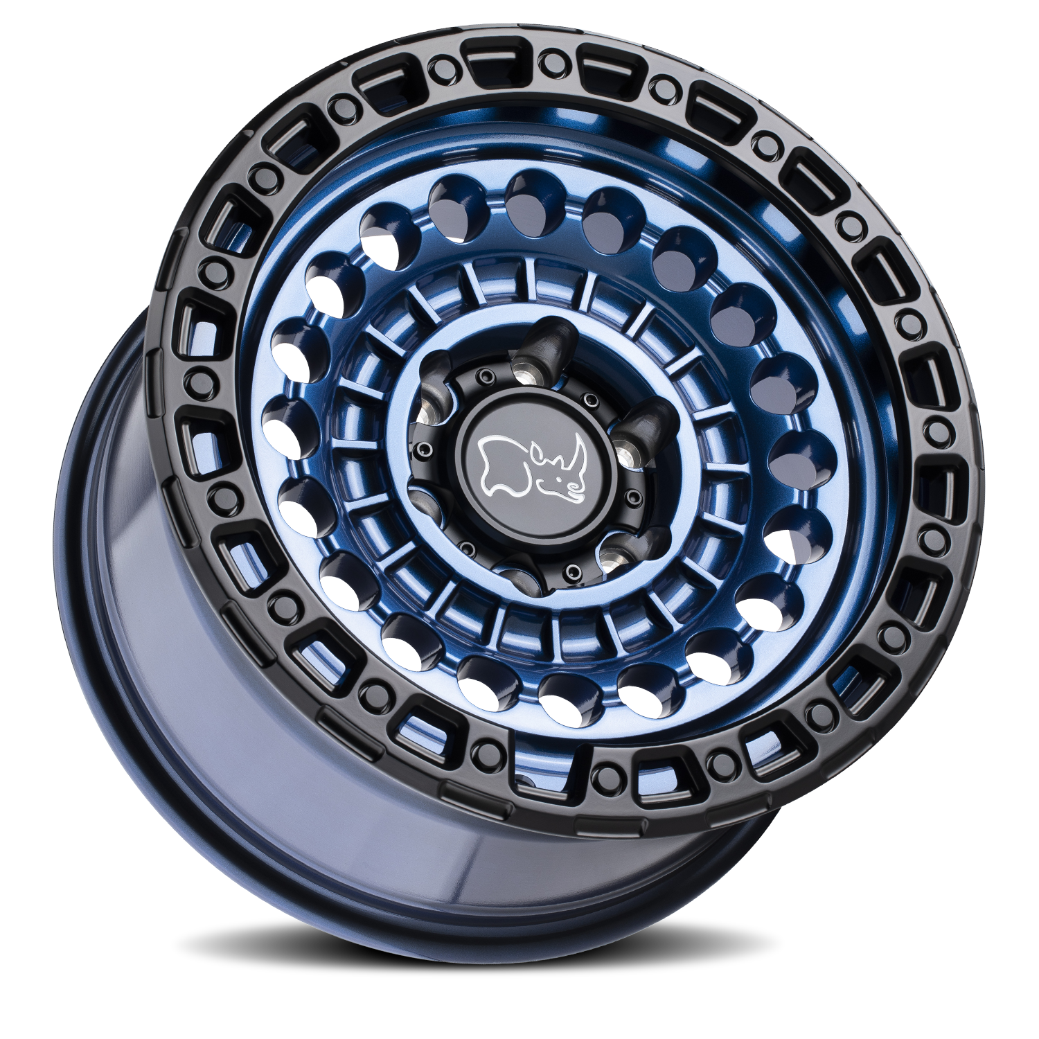 Black Rhino Sentinel 17x8.5" 8x170mm 125.1mm CB 0mm Cobalt Blue Black Lip Edge