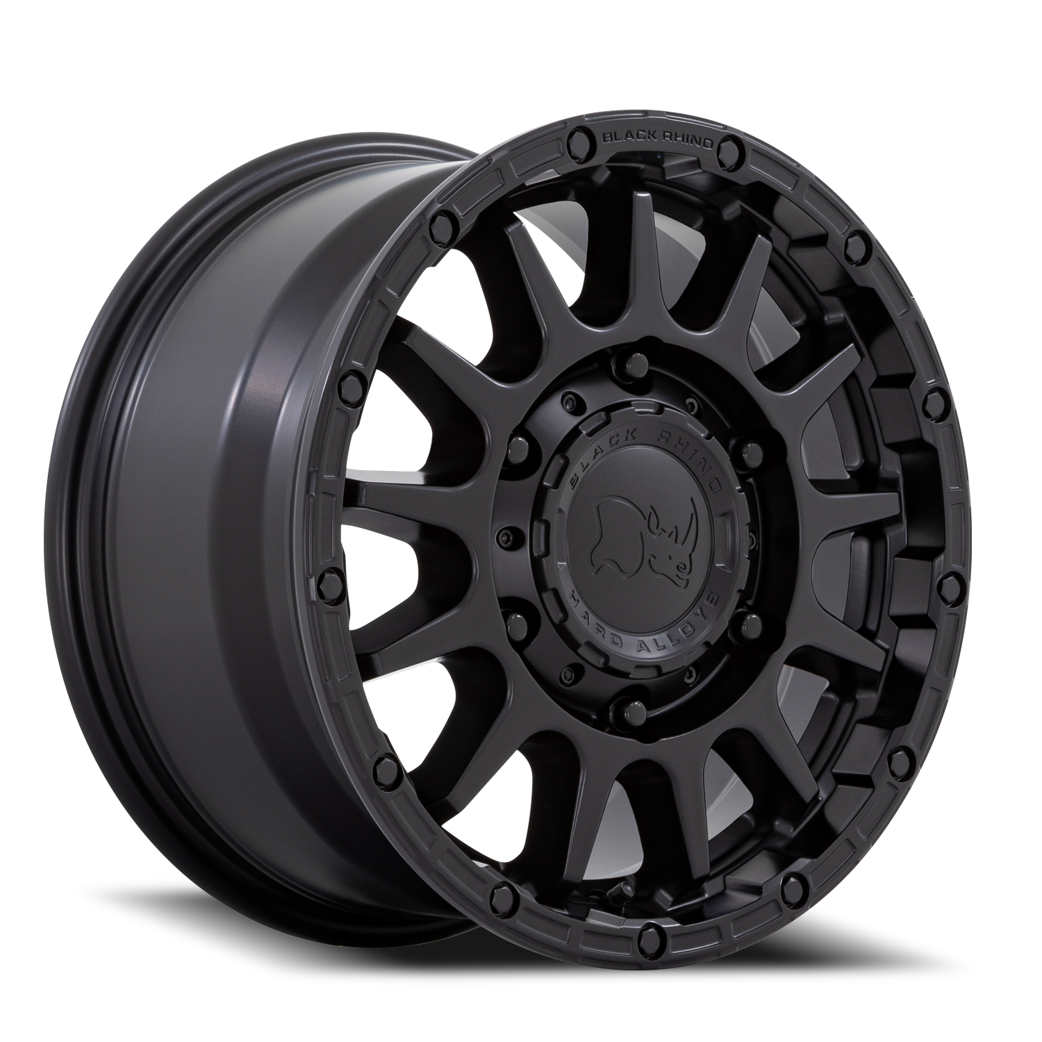 Black Rhino Sequoia 16x8" 6x130mm 84.1mm CB +38mm Matte Black
