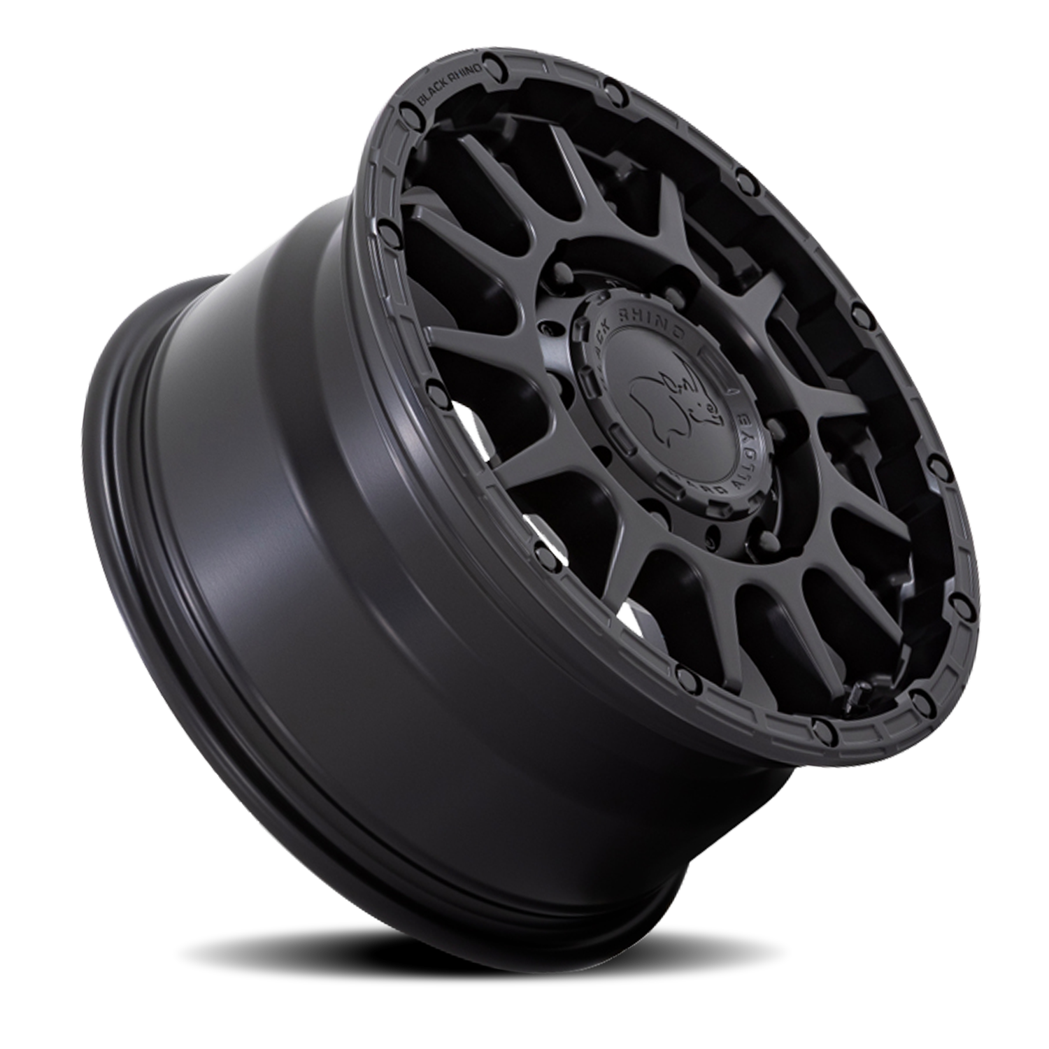 Black Rhino Sequoia 16x8" 6x130mm 84.1mm CB +38mm Matte Black