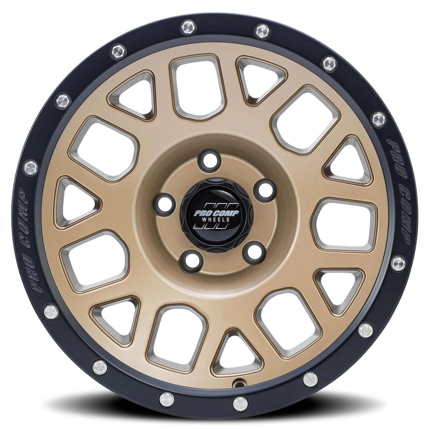 Pro Comp Series 40 Vertigo 17x9" 5x127mm 83.06mm CB -6mm Matte Bronze