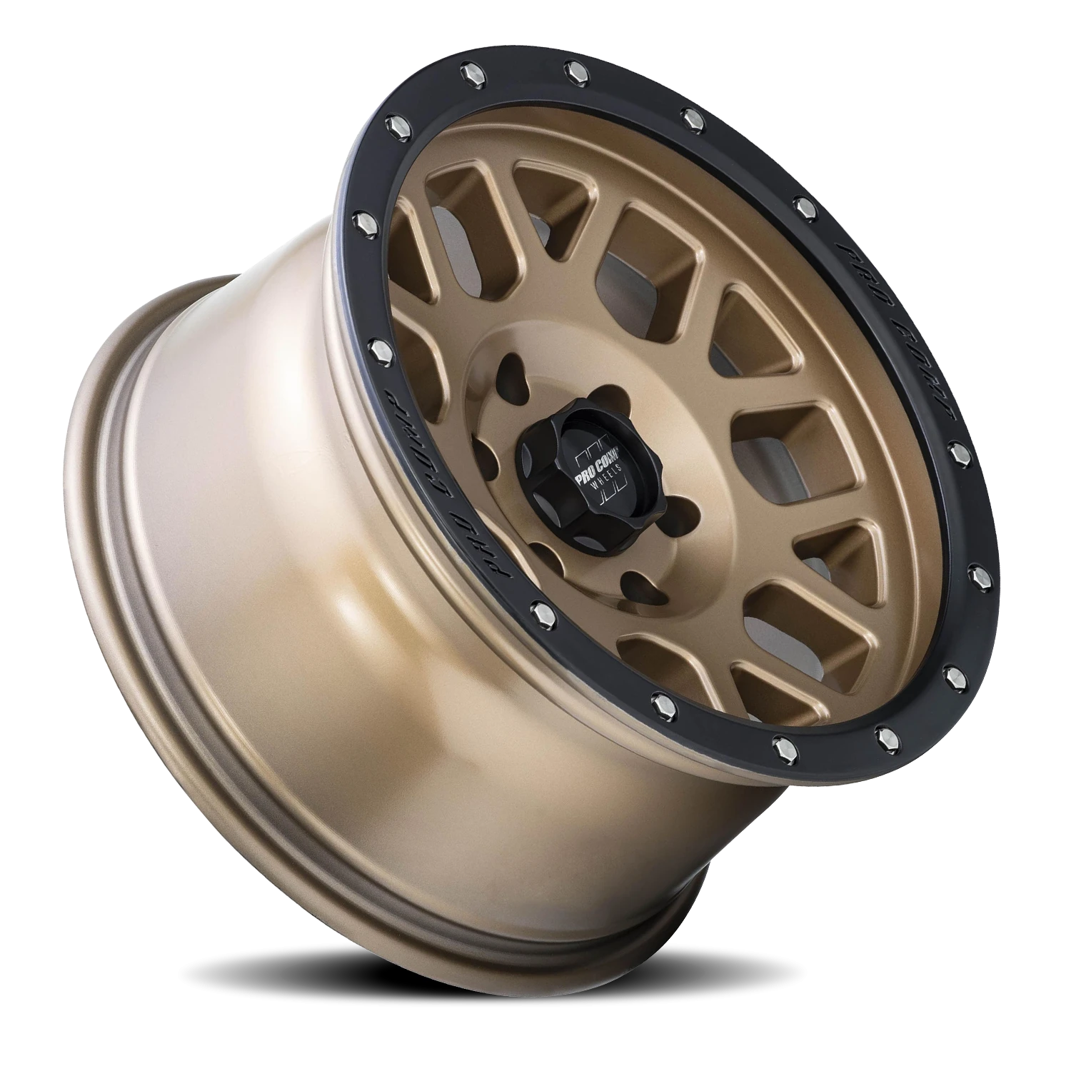 Pro Comp Series 40 Vertigo 17x9" 6x139.7mm 108mm CB -6mm Matte Bronze
