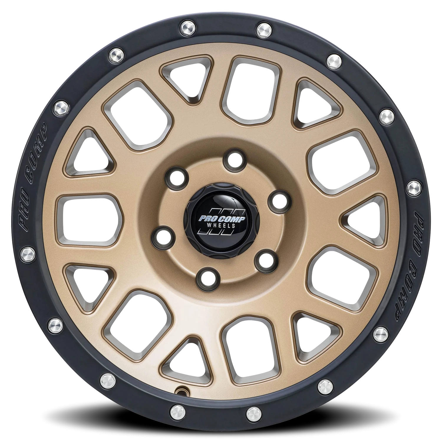 Pro Comp Series 40 Vertigo 17x9" 6x139.7mm 108mm CB -6mm Matte Bronze