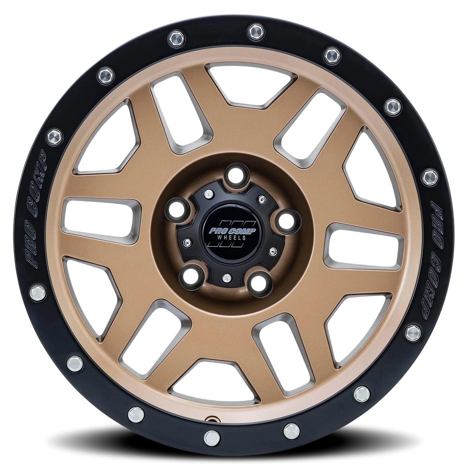 Pro Comp Series 41 Phaser 17x9" 5x127mm 83.06mm CB -6mm Matte Bronze