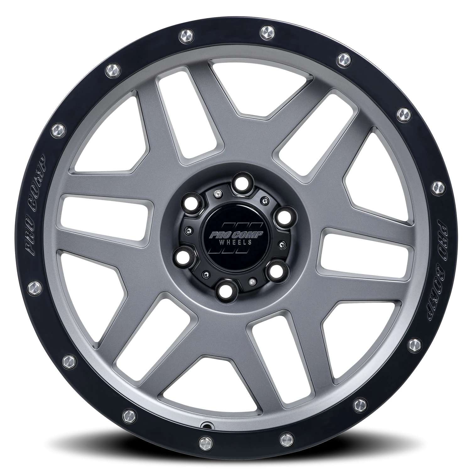 Pro Comp Series 41 Phaser 17x9" 6x139.7mm 108mm CB -6mm Graphite