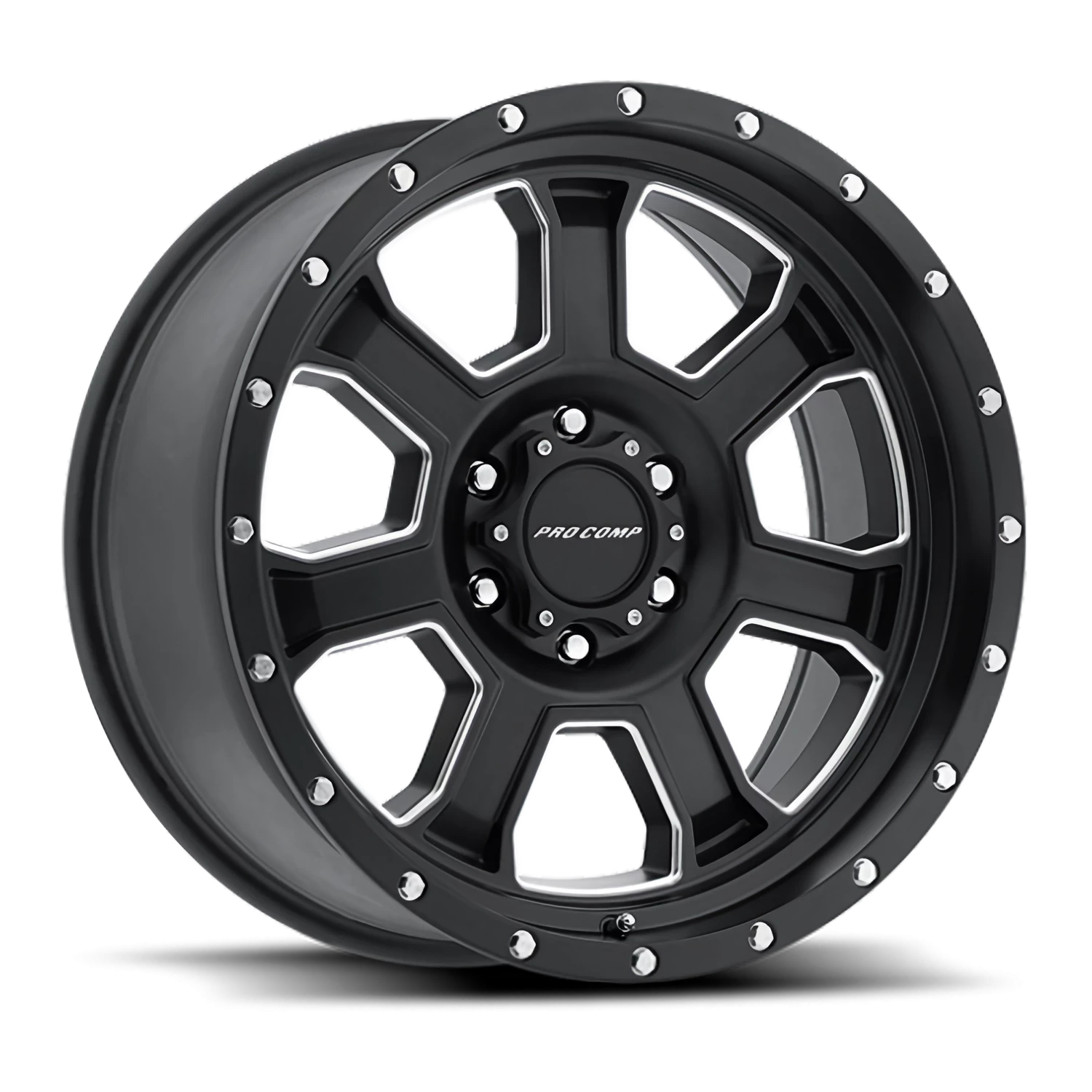 Pro Comp Series 43 Sledge 20x9" 6x135mm 87mm CB 0mm Satin Black Milled
