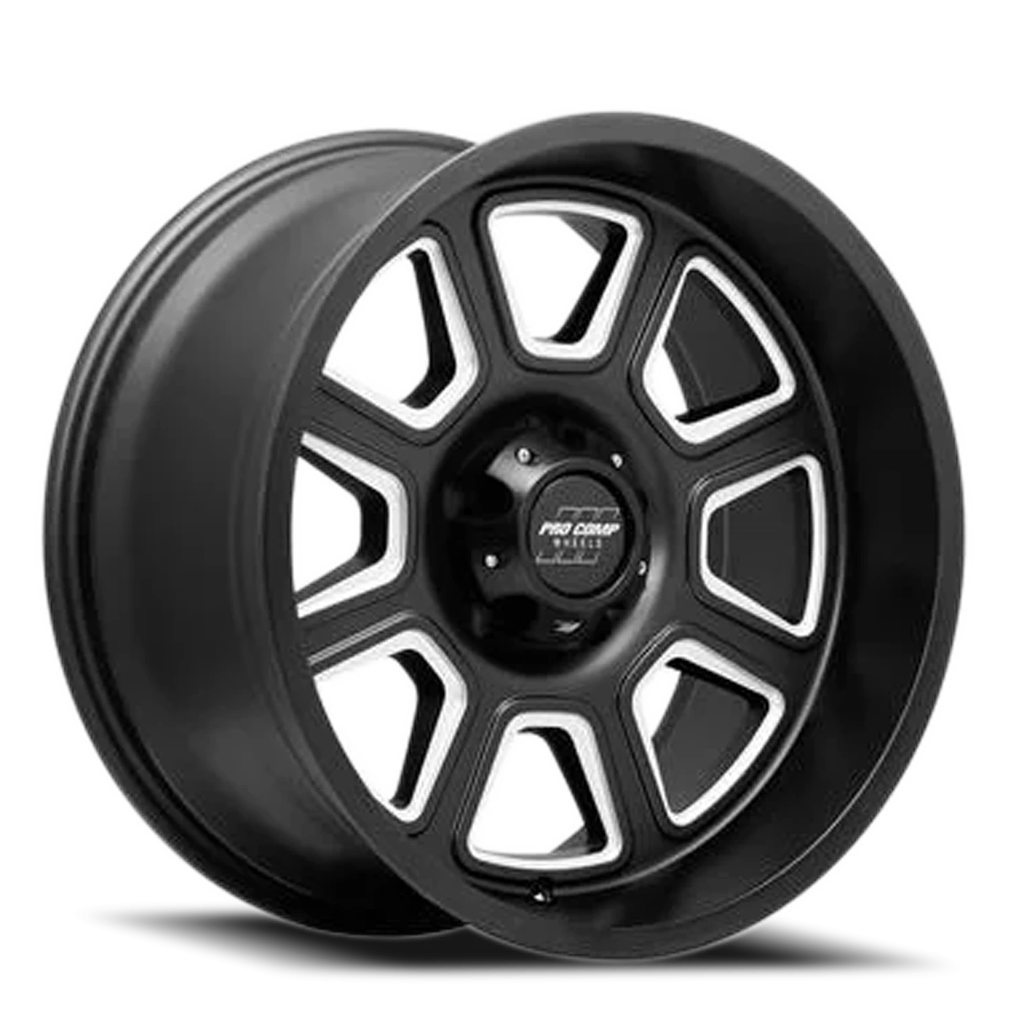 Pro Comp Series 64 Gunner 17x9" 5x127mm 72mm CB -6mm Satin Black Milled