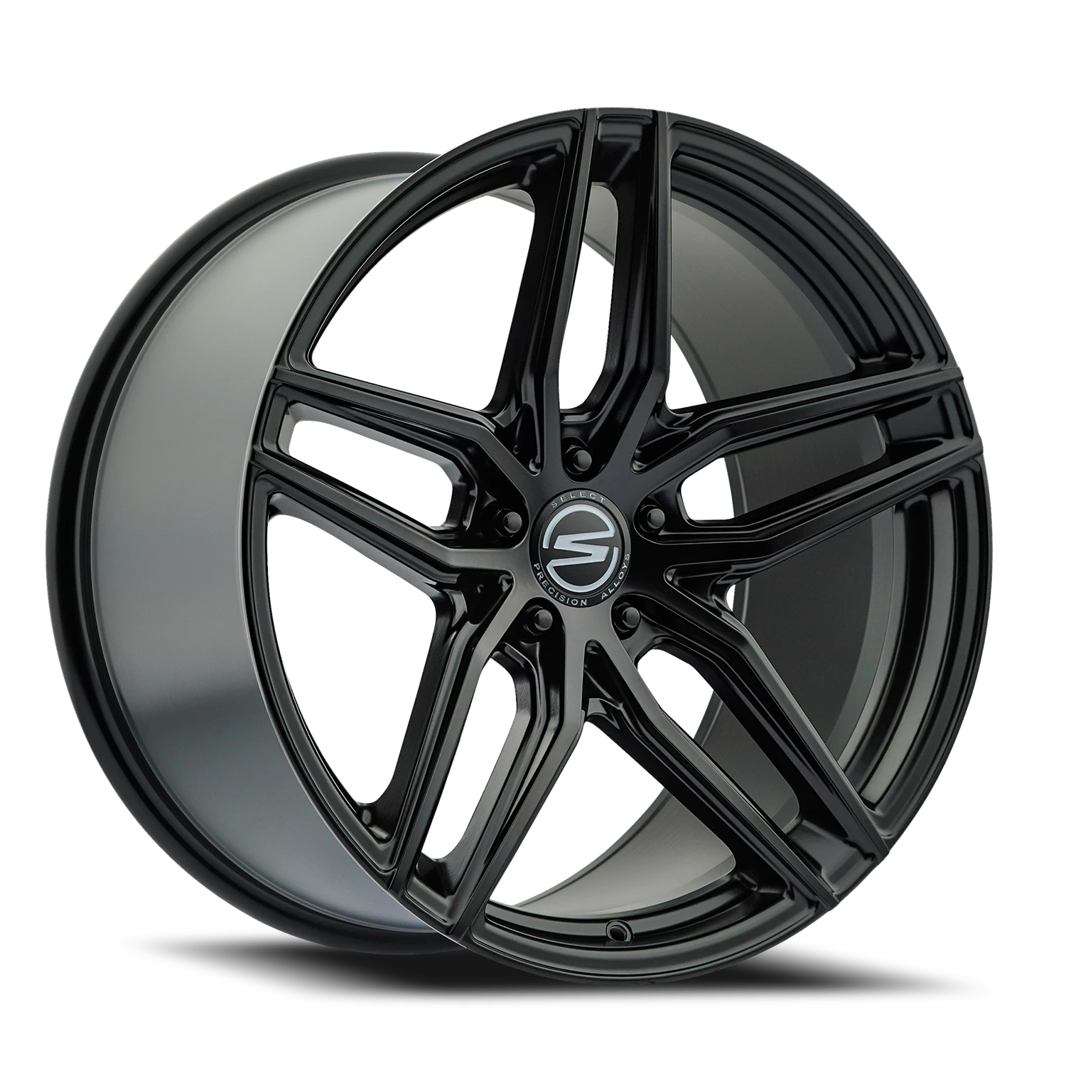 Select Precision Alloys Shadow 19x8.5" 5x112mm 66.53mm CB +35mm Satin Black