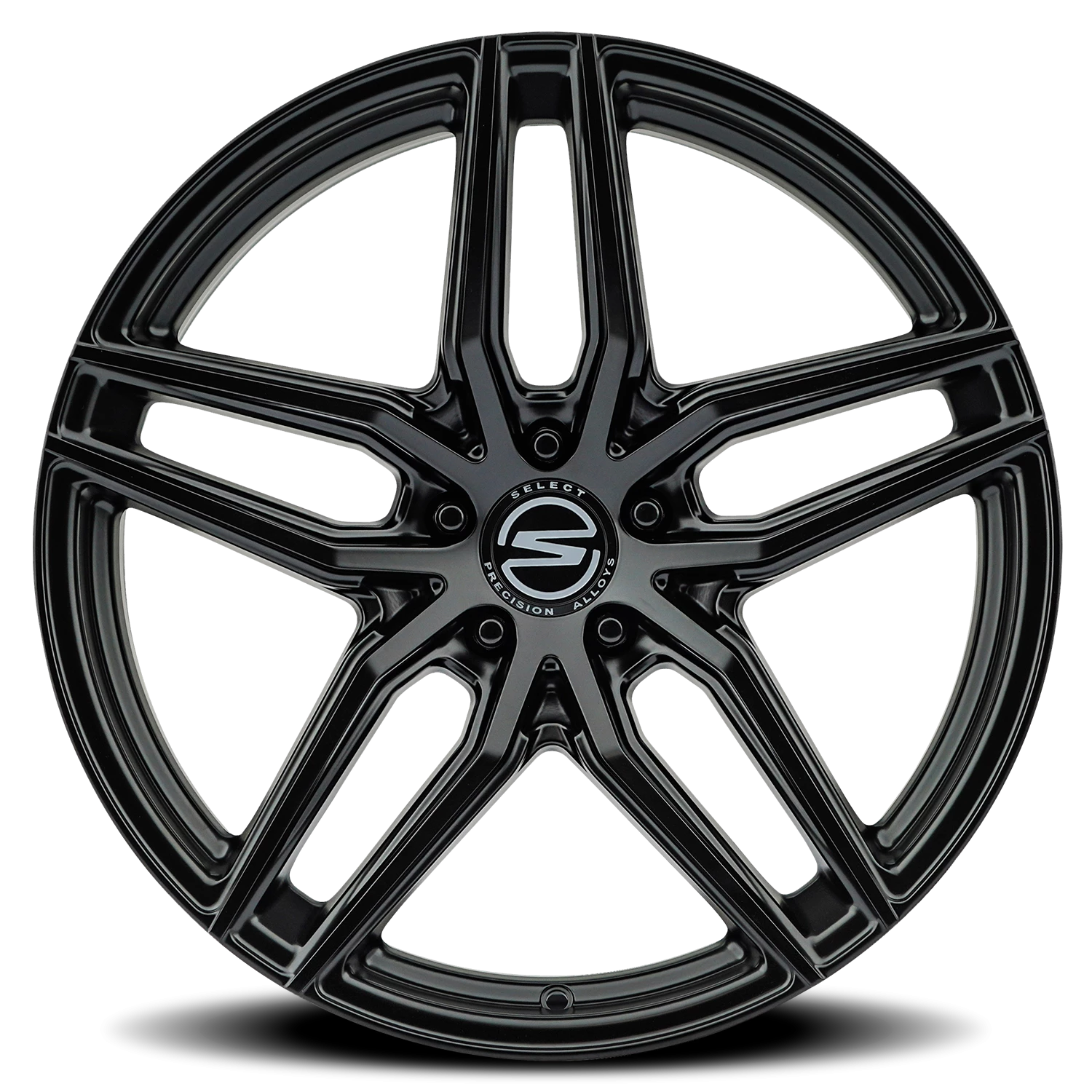 Select Precision Alloys Shadow 18x8.5" 5x120mm 72.54mm CB +38mm Satin Black