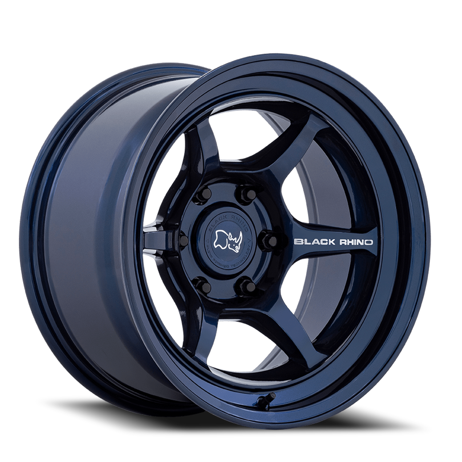 Black Rhino Shogun 17x8.5" 6x139.7mm 106.1mm CB -10mm Gloss Midnight Blue