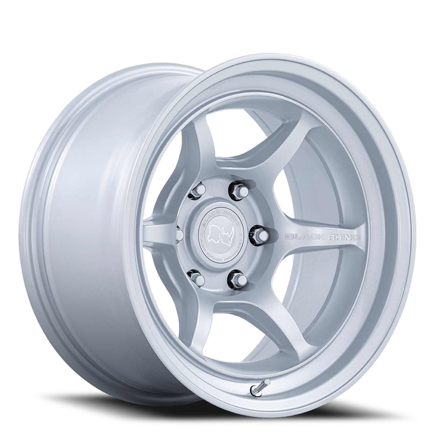 Black Rhino Shogun 17x8.5" 6x114.3mm 66.06mm CB +20mm Hyper Silver