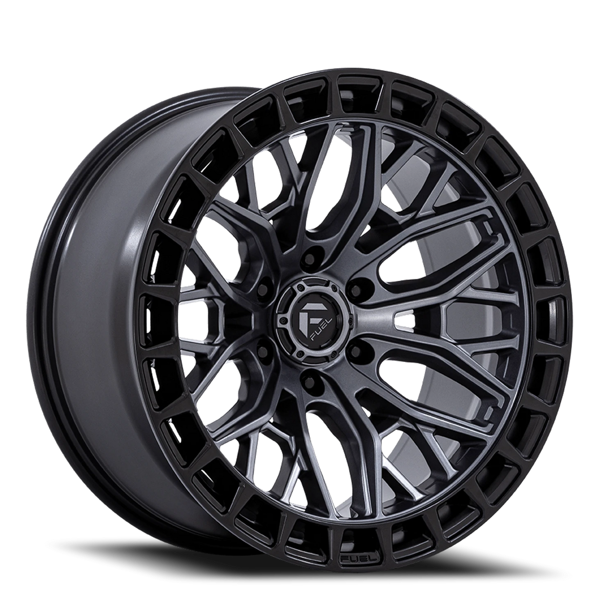 Fuel Sigma FC869 17x9 +1 5x127mm 71.5mm Matte Gunmetal Matte Black Lip
