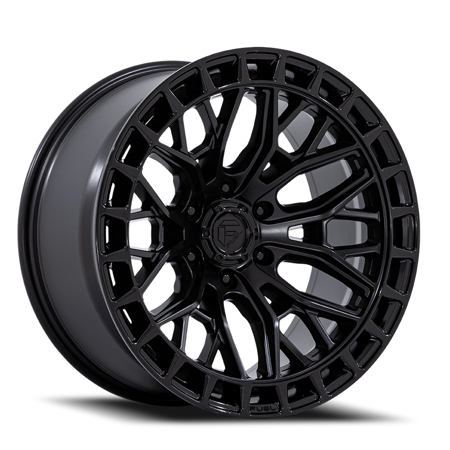 Fuel Sigma FC869 20x9" 5x127mm 71.5mm CB +1mm Blackout Gloss Black Lip