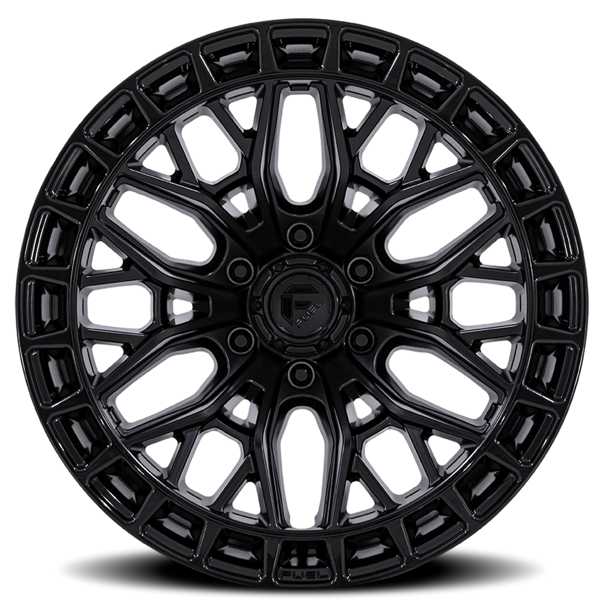 Fuel Sigma FC869 20x10 -18 5x127mm 71.5mm Blackout Gloss Black Lip
