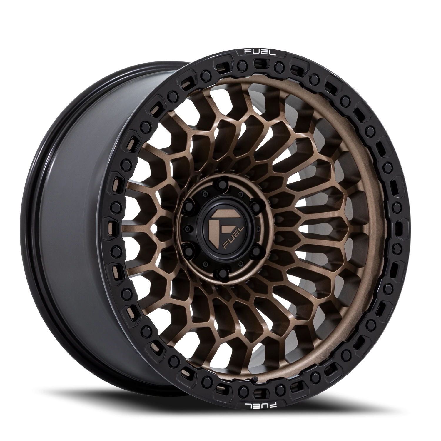 Fuel Sinister 20x10" 6x135mm 87.1mm CB -18mm Matte Bronze Matte Black Lip