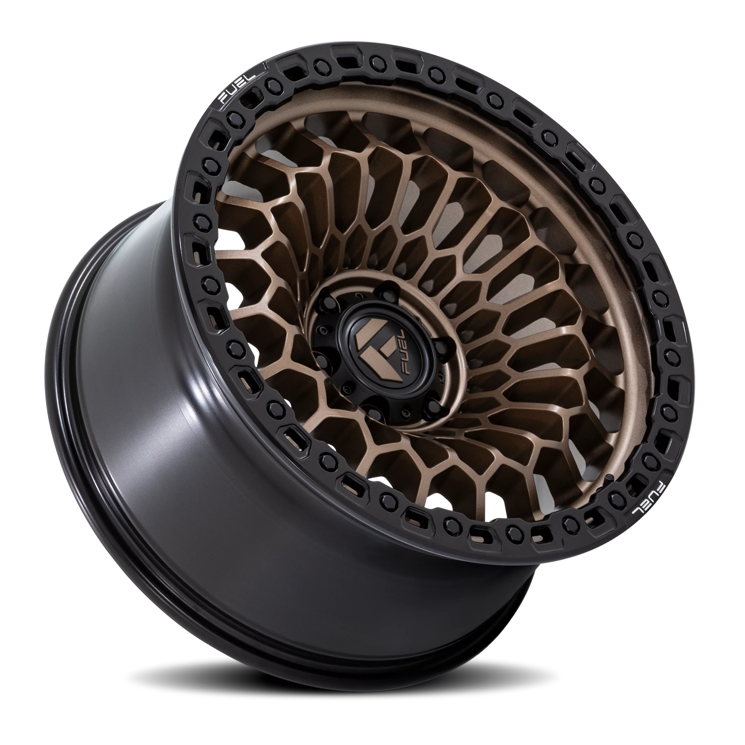 Fuel Sinister 20x9" 6x139.7mm 106.1mm CB +1mm Matte Bronze Matte Black Lip