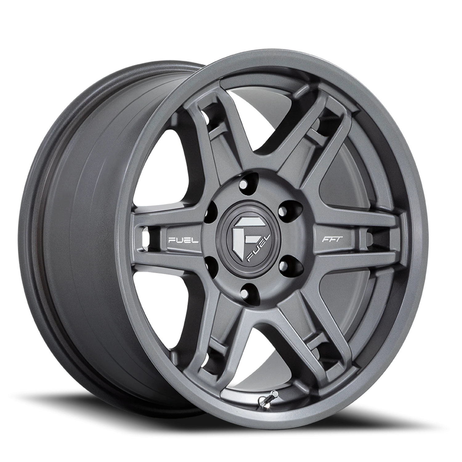 Fuel Slayer 17x8.5" 6x139.7mm 106.1mm CB -15mm Matte Gunmetal