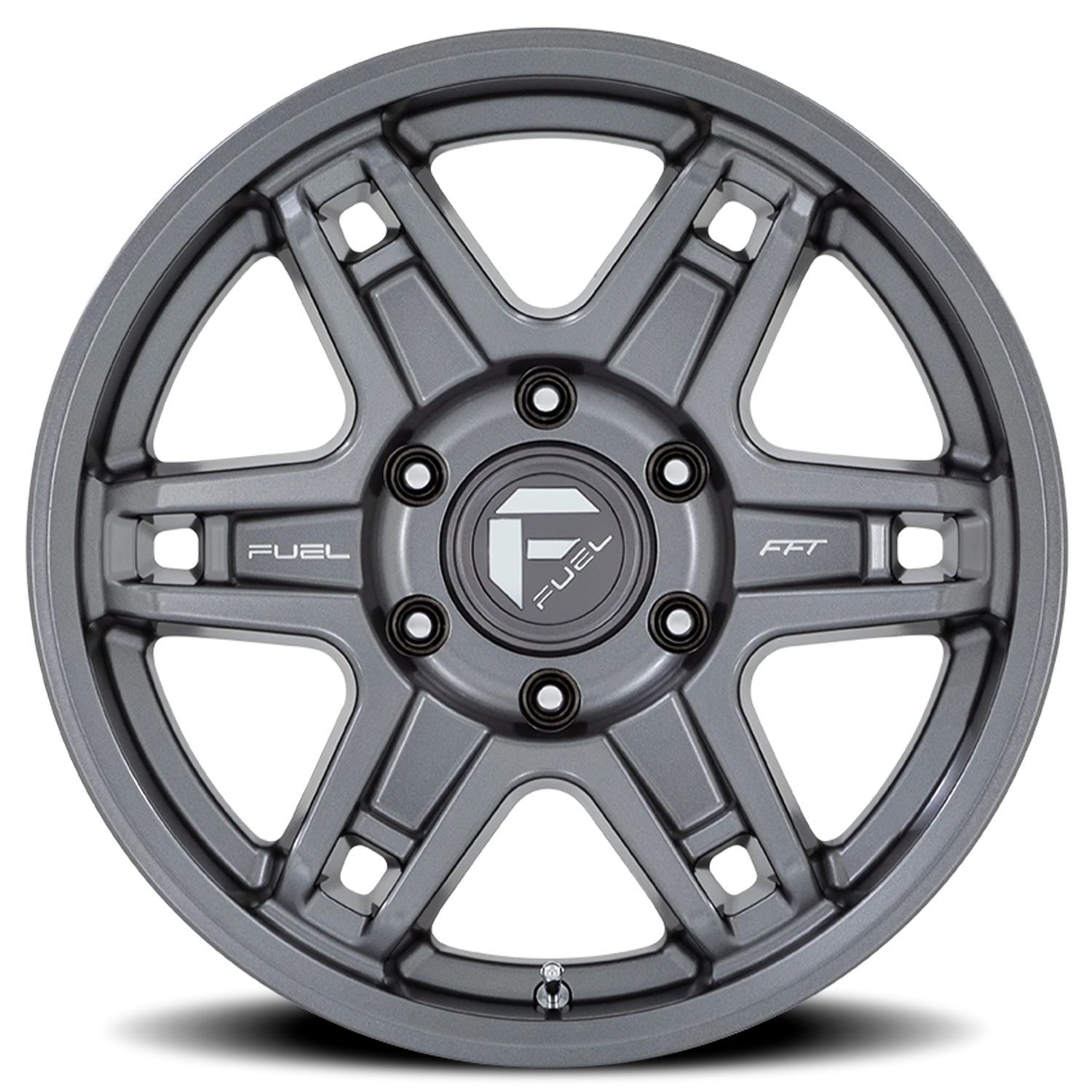 Fuel Slayer 17x8.5" 6x139.7mm 106.1mm CB -15mm Matte Gunmetal