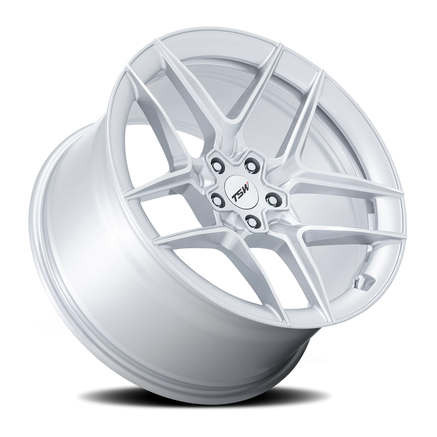 TSW Slipstream 20x10.5" 5x120mm 74.1mm CB +38mm Gloss Silver Machined Face