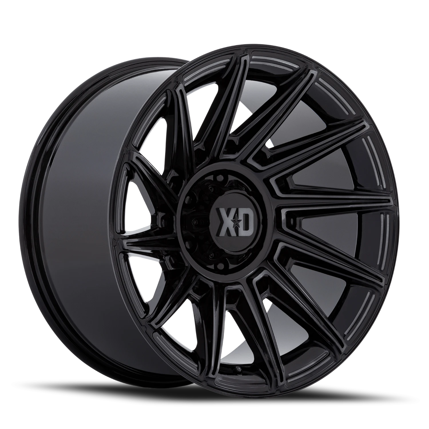 XD Series Specter 20x10" 5x127mm 71.5mm CB -18mm Gloss Black Gray Tint