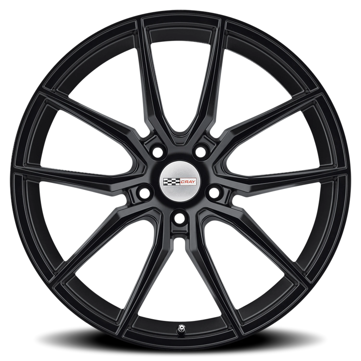 Cray Spider 19x10" 5x120.65mm 70.3mm CB +37mm Matte Black