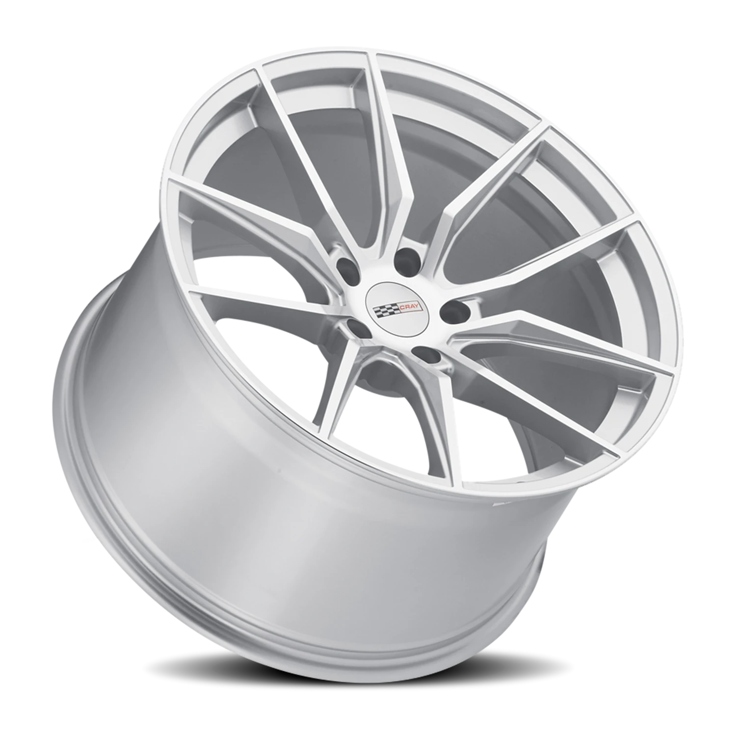 Cray Spider SL 20x9.5 +56 5x120.65mm 70.3mm Silver Mirror Cut Face