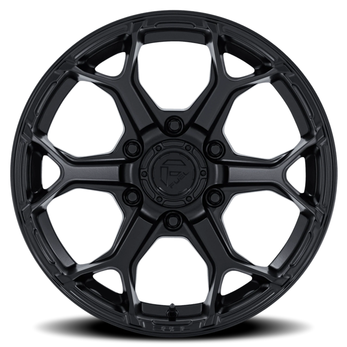Fuel Splicer 17x8.5 +25 6x135mm 87.1mm Blackout