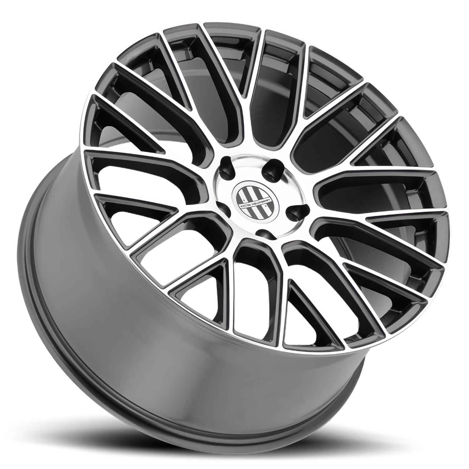 Victor Equipment Stabil 21x11" 5x130mm 71.6mm CB +40mm Gunmetal Mirror Cut Face