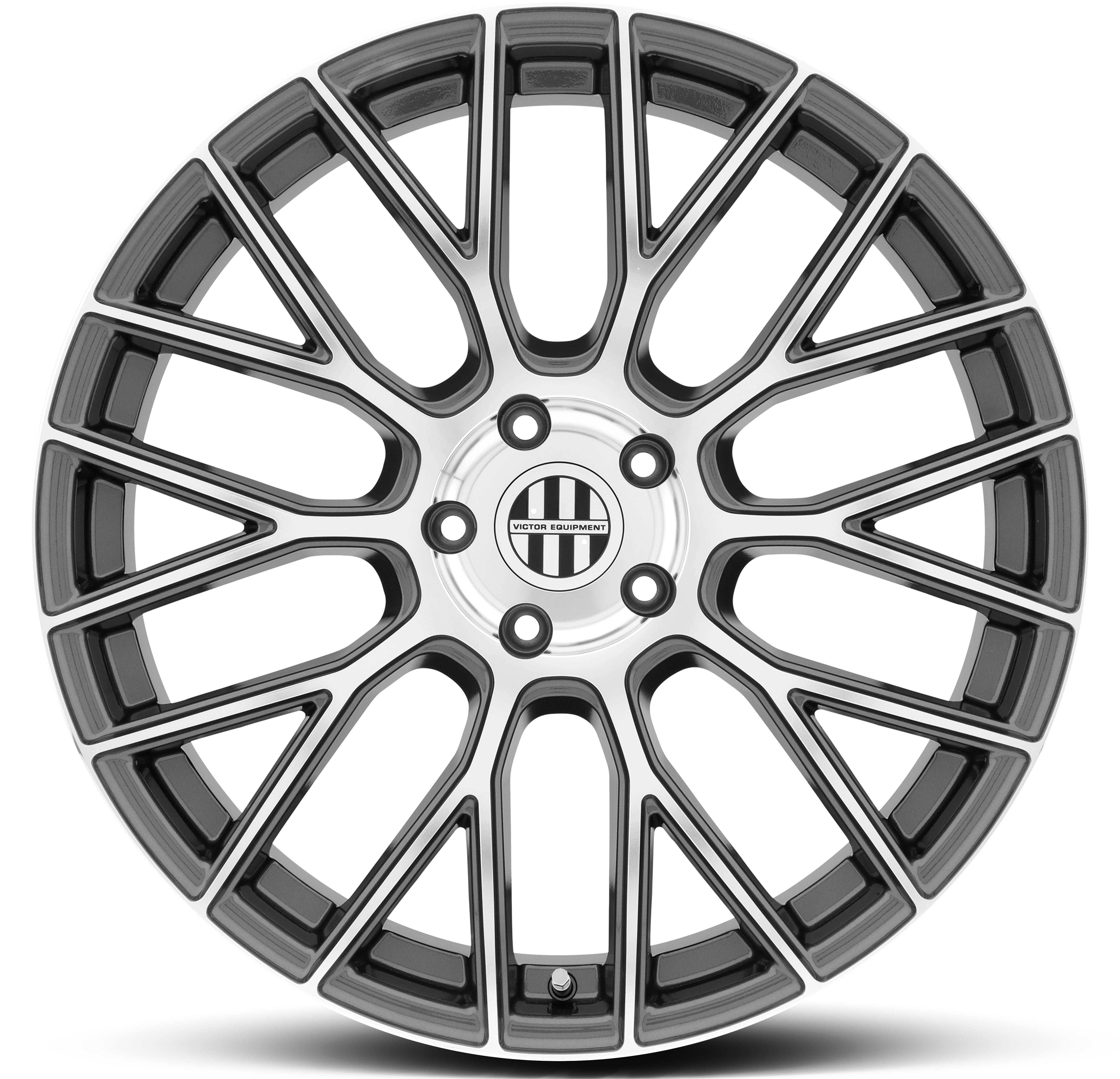 Victor Equipment Stabil 21x11" 5x130mm 71.6mm CB +40mm Gunmetal Mirror Cut Face