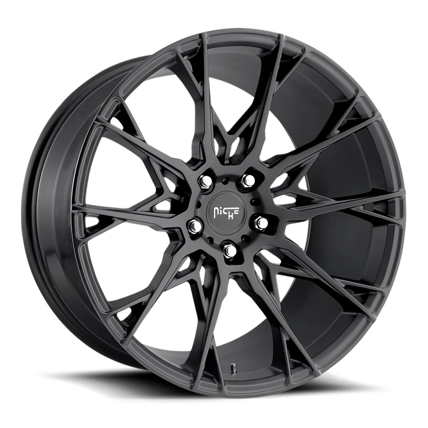 Niche Staccato 19x8.5" 5x112mm 66.56mm CB +42mm Matte Black