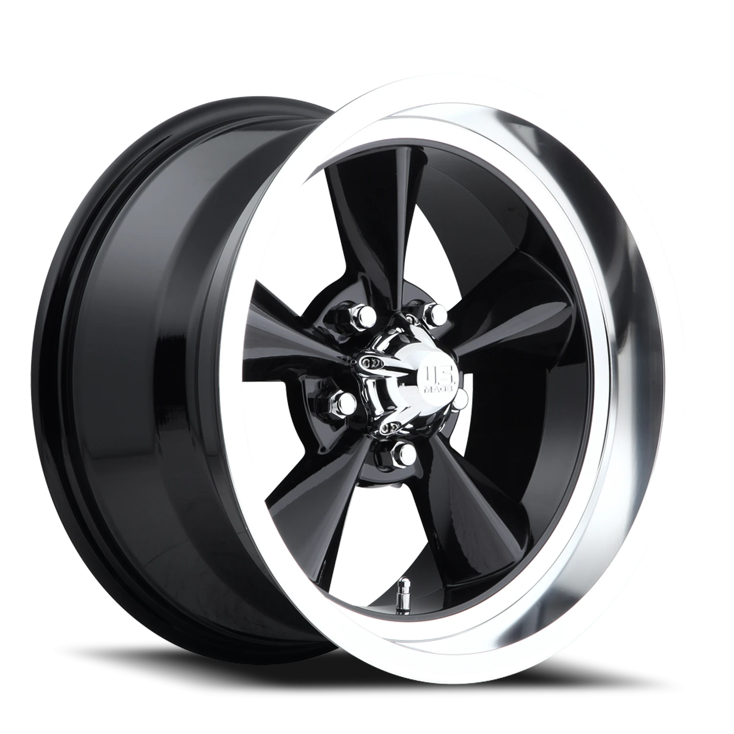 US Mags Standard 17x8" 5x120.65mm 72.56mm CB +1mm Gloss Black
